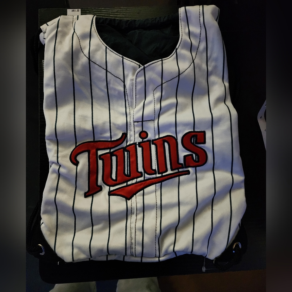 Mn Twins Jersey Draw String Bag
